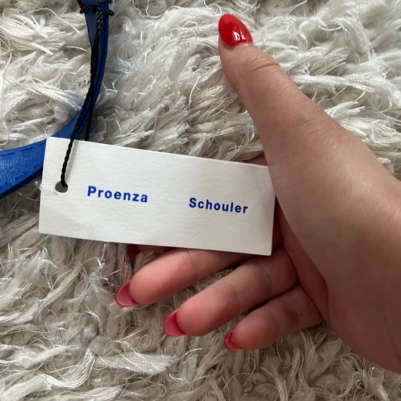 Proenza Schouler cobalt leather crossbody bag - Picture 2 of 5